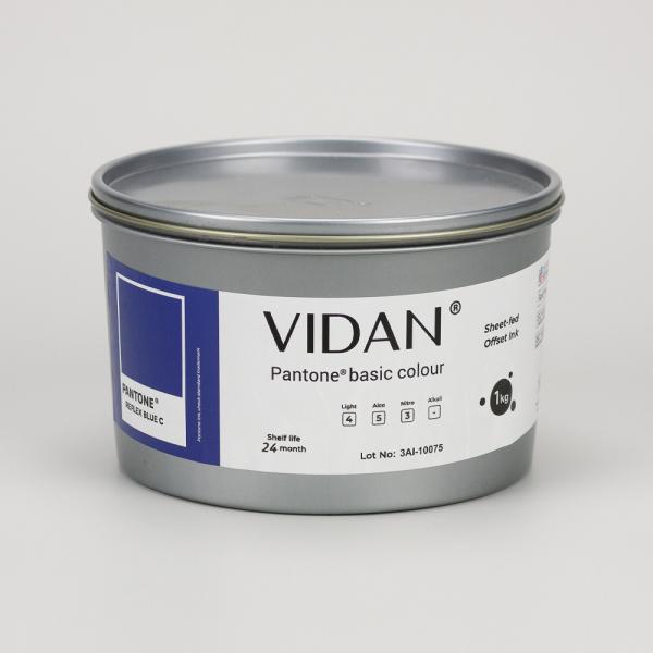 Vidan Pantone Reflex Blue C - офсетная краска для листовой печати, 1кг