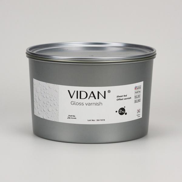 Vidan Gloss Varnish - лак печатный масляный глянцевый, 2кг