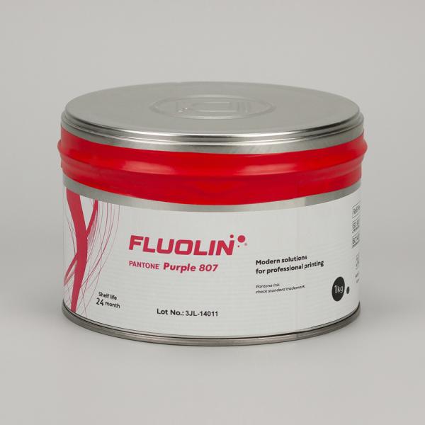 Fluolin 807 C - флуоресцентная краска для офсетной листовой печати пурпурная, 1кг 