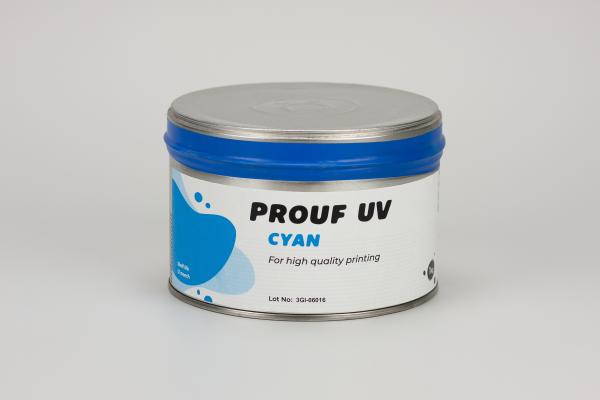 Prouf UV cyan - универсальная УФ-краска для офсетной печати синяя