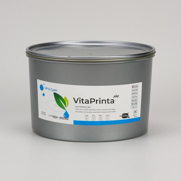 VitaPrinta Plus cyan – офсетная триадная краска с низкой миграцией синяя