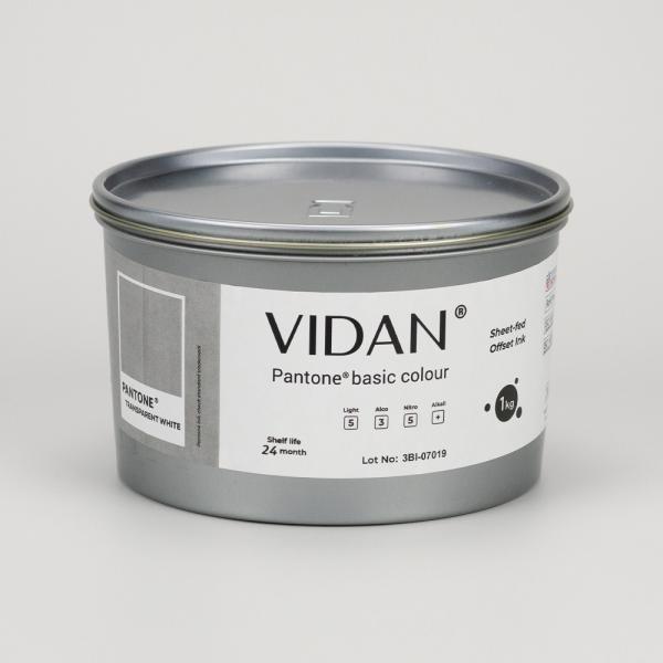VidanTransparent white - белила прозрачные для листовой офсетной печати, 1кг