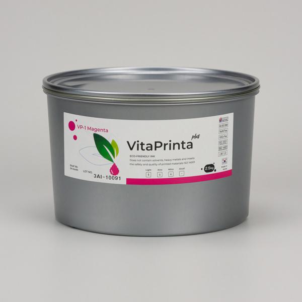 VitaPrinta Plus magenta – офсетная триадная краска с низкой миграцией пурпурная