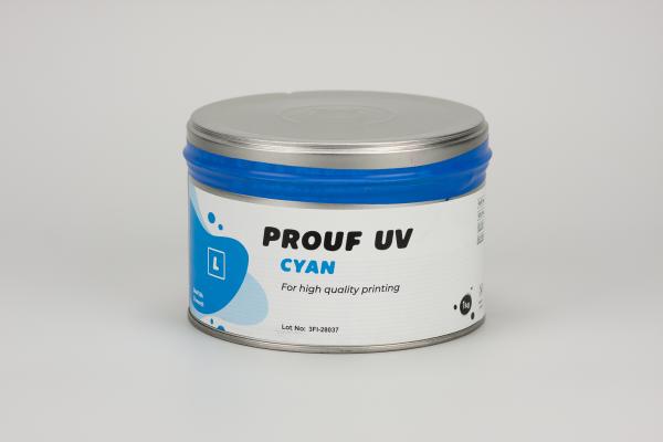 Prouf UV L cyan - УФ краска для высокой печати синяя